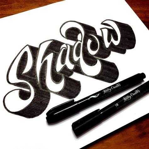 How To Shadow Letters, Drop Shadow Lettering, Graphitti Letters Fonts, Tattoo Font Styles, Tattoo Name Fonts, Tattoo Font For Men, Tattoo Fonts Alphabet, Tattoo Fonts Cursive, Creative Quotes