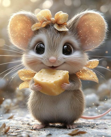 @magicpixelwonders Mouse Paint, Mouse Pictures, Mouse Drawing, Animal Illustrations, Cute Hamsters, Christmas Mouse, Cute Mouse, Cute Happy, Rodents