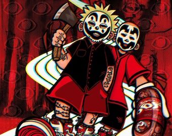 ICP insane clown posse Icp Pfp, Insane Clown Posse Albums, What Is A Juggalo, Aesthetic Comic, Violent J, Clown Posse, Insane Clown Posse, Insane Clown, Pfp Aesthetic