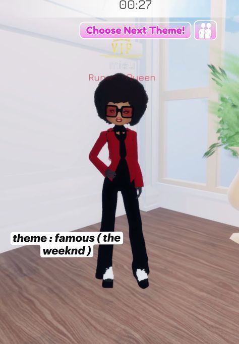 theme : famous ( the weeknd ) #roblox #dresstoimpress #outfits #fashion #robloxdresstoimpress #robloxoutfitideas #preppy #outfitidea The Weeknd Dressed To Impress, Dress To Impress The Weeknd, Outfits In Dress To Impress, Dti Outfits Roblox Celebrity, Celebrity Dress To Impress Roblox Game, Famous Dti Theme, Dti Outfit Famous Theme, Roblox Fashion Famous Outfits, Fav Aesthetic Outfit