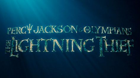 Percy Jackson And The Lightning Thief Movie, The Lightning Thief Aesthetic, Percy Jackson And The Lightning Thief, Lightning Thief, Movie Pins, The Olympians, The Lightning Thief, The Lightning, Title Card