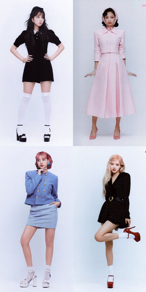 BLACKPINK 2022 Welcoming Collection (Scans) Black Pink Photoshoot, Blackpink Welcoming Collection 2022, Blackpink Welcoming Collection, Blackpink 2022, Blackpink Dress, Blurry Pics, Jokes And Puns, Black Pink Background, Camera Shy