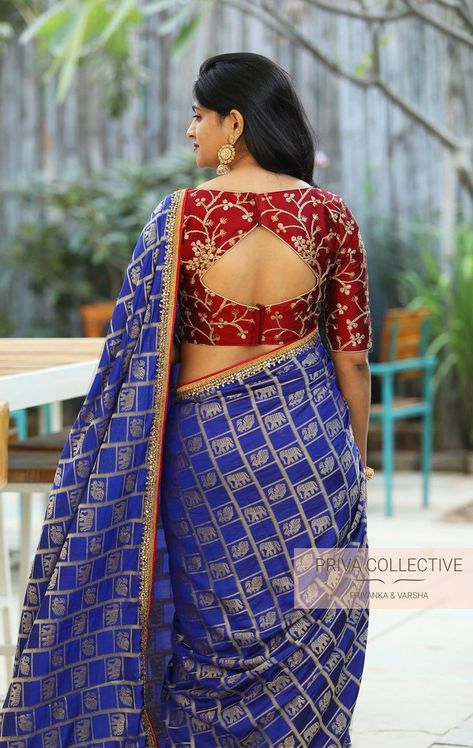 Blouse Designs High Neck, Cotton Blouse Design, Blouse Designs Catalogue, Best Blouse Designs, Kundan Work, Backless Blouse Designs, New Saree Blouse Designs, Latest Model Blouse Designs, Fashionable Saree Blouse Designs