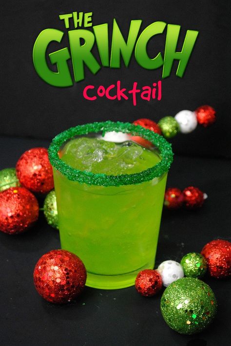 Grinch Ice Cream, Grinch Cocktail Recipe, Grinch Cocktail, Grinch Punch, Xmas Drinks, Christmas Drinks Alcohol Recipes, Ice Cream Float, Christmas Party Drinks, Christmas Drinks Recipes