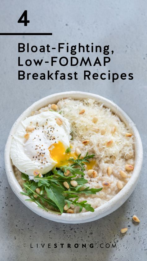 Promote digestion and fight bloat with these low-FODMAP breakfast recipes. Fodmap Breakfast Recipes, Fodmap Recipes Dinner, Low Fodmap Recipes Dinner, Fodmap Meal Plan, Fodmap Breakfast, Low Fodmap Diet Recipes, Fodmap Diet Recipes, Recipes Diet, Diet Breakfast