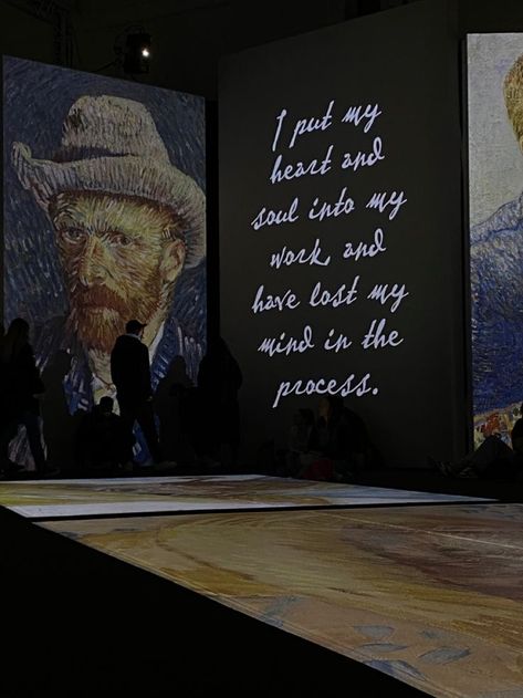 Van Gogh Exhibition, Van Gogh Quotes, Art Academia, Aesthetic Captions, Van Gogh Museum, Reading Art, Artist Quotes, Van Gogh Art, Dark Academia Aesthetic