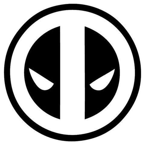 Deadpool Symbol, Deadpool Logo, Staten Island New York, Fathers Day Crafts, Stencil Art, Cricut Creations, Staten Island, Decal Wall Art, Silhouette Projects