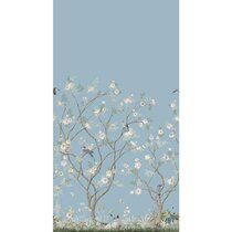 Nicolette Mayer Chinoiserie Blossom Fantasia 24' L x 34" W Texture Wallpaper Roll | Wayfair Tall Wallpaper, Chinoiserie Mural, Cherry Blossom Branches, Asian Wallpaper, Garden Mural, Chinoiserie Wall, Cherry Blossom Branch, Elegant Wall Art, Wallpaper For Sale