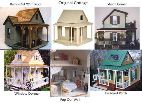 My Miniature Madness: Lisa's Country Cottage Lisa’s Country Cottage Dollhouse, Country Dollhouse, Cabin Dollhouse, Cottage Dollhouse, Cottage Kits, Beachside Bungalow, Knee Wall, Fishing Cabin, Shed Dormer