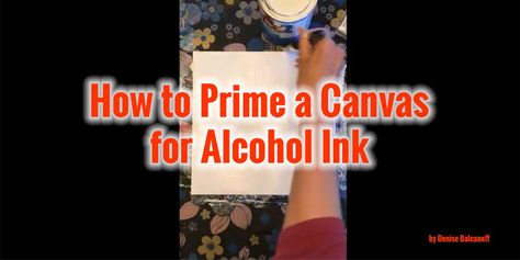 Video demonstrating how to prep a canvas for painting with alcohol ink. Trendy Painting Ideas On Canvas, Sharpie Canvas Art, Trendy Painting Ideas, Sharpie Canvas, Painting Canvas Crafts, Alcohol Ink Tiles, Art Colour, Alcohol Ink Crafts, Upcycling Ideas