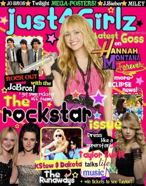 2000s Magazine Covers, 00s Photoshoot, 2000s Party Theme, Disney Magazine, 2000s Magazines, Magazine Cover Page, Magazine Wall, Indie Magazine, 00s Nostalgia