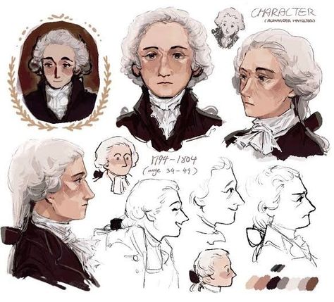 Robespierre Fanart, 1800s Character Design, Historical Alexander Hamilton, Alexander Hamilton Fanart, Anakin Vader, Hamilton Fanart, 동화 삽화, History Nerd, Alexander Hamilton