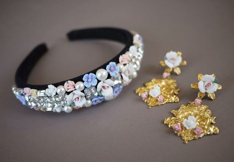 Cool Diy Jewelry Ideas   Stunning Hair Accessories Diy Tiara Diy, Diy Tiara, Headband Diy, Kajal Eyeliner, Diy Collier, Embellished Headbands, Diy Headband, Diy Hair Accessories, Old Jewelry