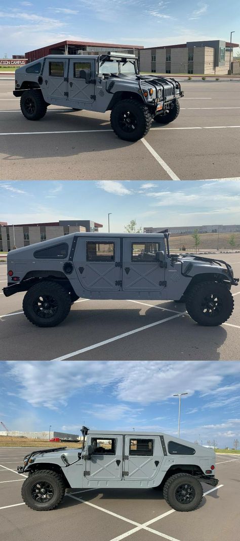 1986 AM General Humvee military [Slant Back transformation] Military Car, Military Paint, Hammer Car, Military Engineering, Tactical Truck, Badass Jeep, Imperial Japanese Navy, Hummer H1, Suv Cars