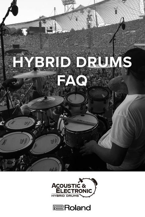 Hybrid drumming is on the rise, with everyone from bedroom drummers to session pros taking advantage. It’s easy to see why, as it combines electronic and acoustic percussion together into one do-it-all setup. Aside from the vast sound possibilities on offer, a hybrid drum kit is a great way to give budget gear a sonic boost and to deliver a consistent, custom sound live or in the studio. #hybriddrum #hybridkit #roland #drumtrigger Drum Cover, Electronic Drums, Acoustic Drum, Drum Set, Drum Kits, Percussion, Drums, Budgeting, Electronics