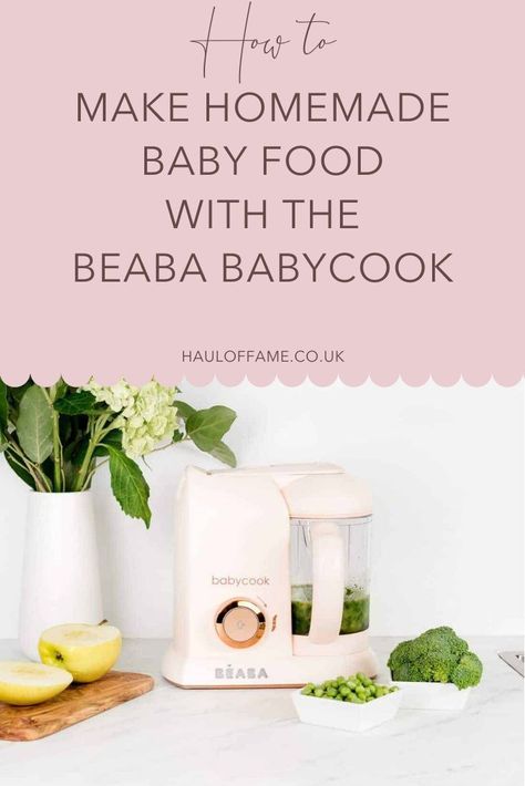 Beaba Cook Recipes, Beaba Babycook Recipes, Babycook Recipes, Beaba Recipes, Easy Baby Meals, How To Make Homemade Baby Food Stage 1, Pea Puree Baby Food, Best Baby Food Maker, Making Baby Food 4-6 Months