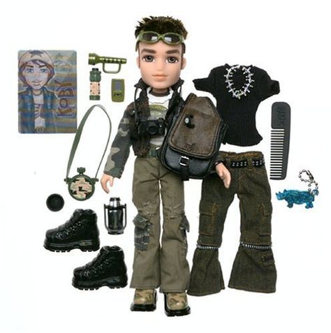 BRATZ BOYZ WILD LIFE SAFARI Men Bratz Outfit, Male Bratz Doll, Male Bratz, Brats Outfits, Bratz Boy, Bratz Aesthetic Outfit, Boy Bratz Dolls, Bratz Outfits, Monster High Boys