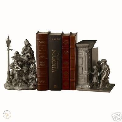 DISNEY NARNIA LION WITCH WARDROBE BOOKENDS BOOK ENDS | #18725069 Narnia Lion Witch Wardrobe, Wardrobe Narnia, Lion Witch And The Wardrobe, Narnia Lion, Witch Wardrobe, Lion Witch Wardrobe, Dream Library, Library Room, Hobbit Hole