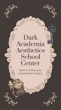 Dark Academia Bulletin Board, Academia Classroom Aesthetic, Classroom Dark Academia, Classroom Aesthetic Dark, Dark Academia Classroom, Academia Classroom, Ancient World History, Ppt Template Design, Scarlet Letter