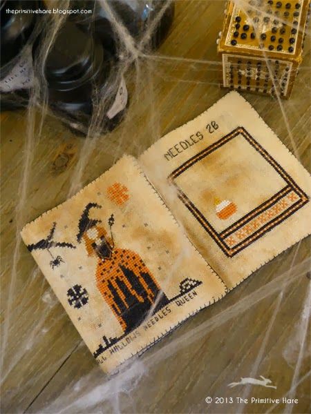 The Primitive Hare: NEW HALLOWEEN PATTERNS - 2nd part - Witch Cross Stitch, Halloween Cross Stitch, Halloween Cross Stitch Patterns, Mill Hill Beads, Halloween Queen, Just Cross Stitch, Halloween Cross Stitches, Halloween Quilts, Halloween Patterns