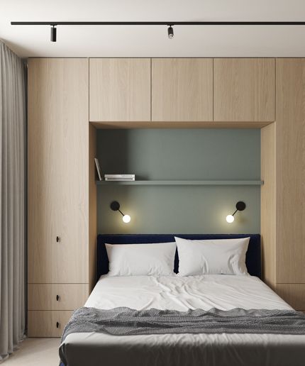 Cama Closet, Bedroom Built Ins, Small Bedroom Interior, Small Bedroom Layout, Bedroom Beautiful, Small Room Design Bedroom, Beautiful Room, Dekorasi Kamar Tidur, Bedroom Bed Design