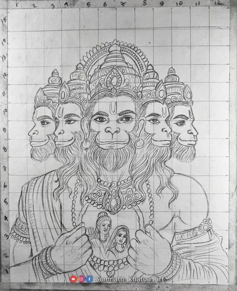 Lord Hanuman Drawing Outline ❤️‍🩹🚩✍️.... . . Full tutorial video on my YouTube channel 😊❤️ (Somnath_khatua_art) . . . #somnathkhatuaart #hanumanjayanti #lordhanuman #jayshreeram #ramsita #ramnavami #outline #pencilartist #pencil #art #drawing #sketch #artist #pencildrawing #draw #artwork #sketchbook #illustration #pencilart #instaart #drawings #artoftheday #painting #portrait #artistsoninstagram #sketching #pencilsketch Ram Laxman Sita Hanuman Drawing, Hanuman Art Artworks, Lord Hanuman Drawing, Hanuman Ji Drawing, Hanuman Drawing, Pencil Sketch Portrait, Artwork Sketchbook, Easy Mandala, Drawing Books