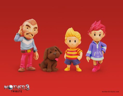 Lucas Mother 3, Mother Games, Mother 3, Proud Parents, Retro Gaming Art, Key Art, Mother Art, Game Illustration, Keys Art