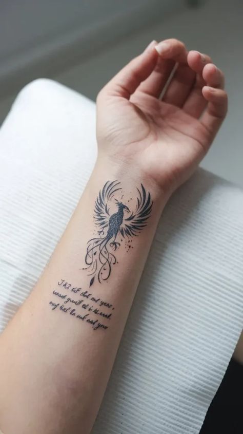 Phoenix Quote, Phoenix Rising Tattoo, Phoenix Tattoo Men, Phoenix Quotes, Powerful Tattoo, Rising Phoenix Tattoo, Om Symbol Art, Phoenix Feather, Japanese Dragon Tattoo