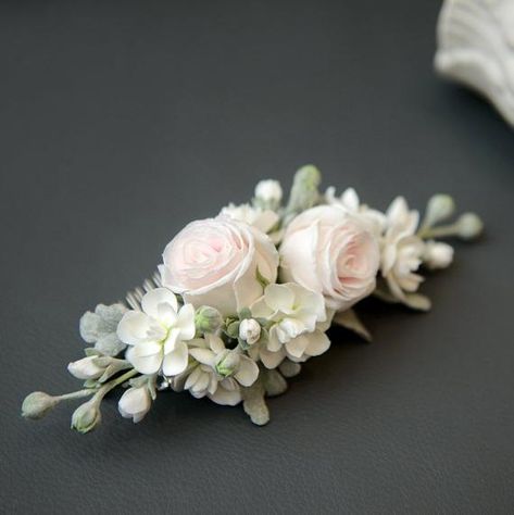 Floral Hair Wreath, Bridal Hair Flower, Flower Wedding Hair, Flower Comb, Hair Flowers, Bridal Hair Flowers, Hair Flower, Wedding Hair Flowers, Corsage Wedding