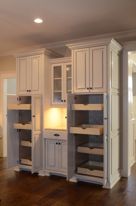 Custom Built In Pantry - Traditional - Kitchen - Other - by Twickenham Homes & Remodeling | Houzz Built In Pantry, Modern Kitchen Remodel, Galley Kitchen Remodel, Pantry Remodel, Kitchen Remodel Design, Kitchen Pantry Cabinets, Kitchen Pantry Design, Pantry Ideas, Cabinet Ideas