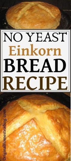 This is a must try No Yeast Einkorn Bread Recipe that works well with all types of flour works. It is easy & inexpensive bread recipe that can be made in less than one hour from start to finish. If you need a quick recipe, definitely give this one a try! Making homemade bread without yeast is easy to do. Yeastless bread rises with baking soda, baking powder & a little vinegar. It is perfect for sliced bread, sandwiches, French Toast & even homemade croutons. Make some bread today ! #noyeastbread Yeastless Bread, Homemade Bread Without Yeast, Simple Sweets, Fermented Recipes, Einkorn Bread, Bread Without Yeast, Weston Price, Yeast Free Breads, Homestead Recipes