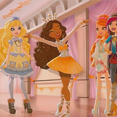 Justine Dancer Ever After High, Justine Dancer, Everafter High, Ever After High Rebels, Lovecore Aesthetic, Animal Crossing Memes, Black Characters, Black Cartoon, Ever After High