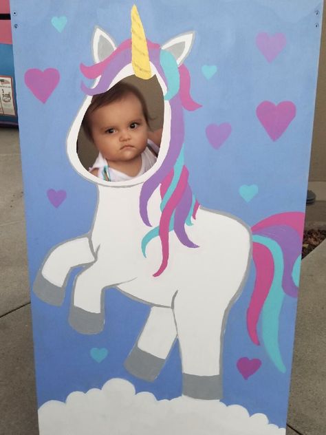 Unicorn Photo Booth, Rainbow Unicorn Party, Unicorn Photos, Bday Party Theme, Unicorn Theme, Rainbow Birthday Party, Dino Party, Unicorn Birthday Parties, Rainbow Birthday