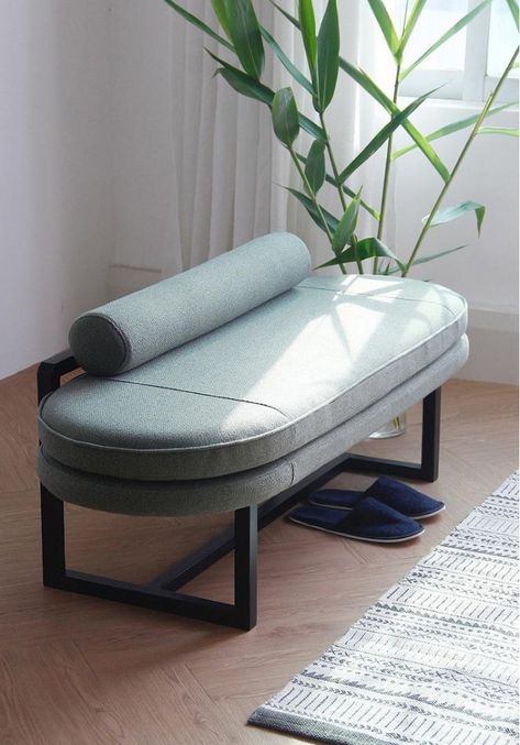 Very unique design stool ideally as end of bed stool or stool as seating in entrance. Bed Stool, Padded Bench, Contemporary Bench, Table Vanity, Futuristic Furniture, Chair Table, Bench Designs, Bench Upholstered, Stool Design