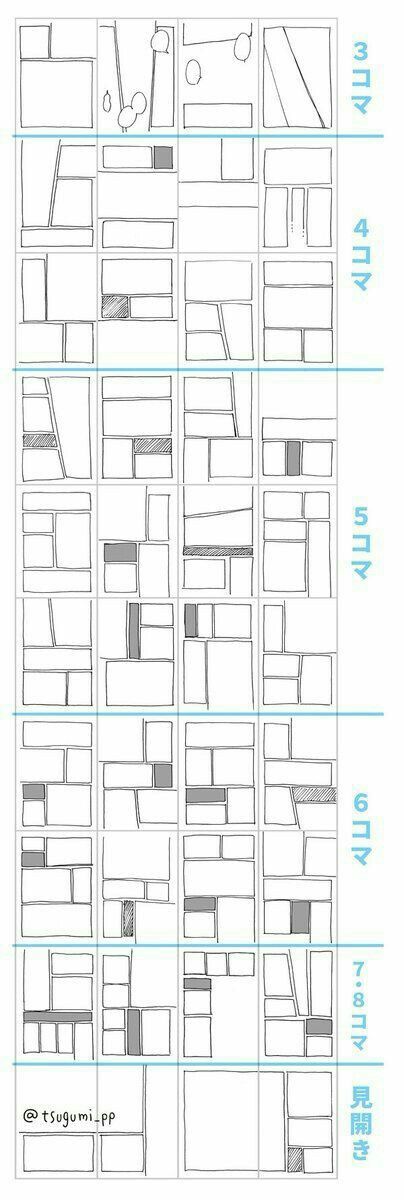 Manga Panels Drawing Reference, Manga Drawing Panels, How To Draw Comic Panels, Comics Panels Layout, Manga Panels Layout, Manga Panels Tutorial, Manga Panels Ideas, Manga Template Layout, Manga Panel Ideas