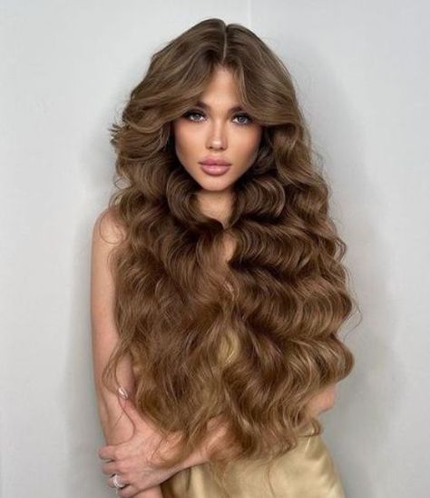 Huge Hair, Curls For Long Hair, Long Brown Hair, Long Wavy Hair, Beautiful Long Hair, Hair Weft, Long Curly Hair, Long Curly, Aesthetic Hair