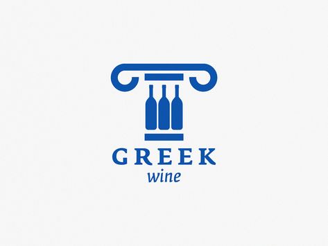 Greece Wine, Oasis Logo, Philosophy Brand, Greek Wine, Greek Restaurants, Greek Design, Bar Logo, Wine Design, Grafic Design