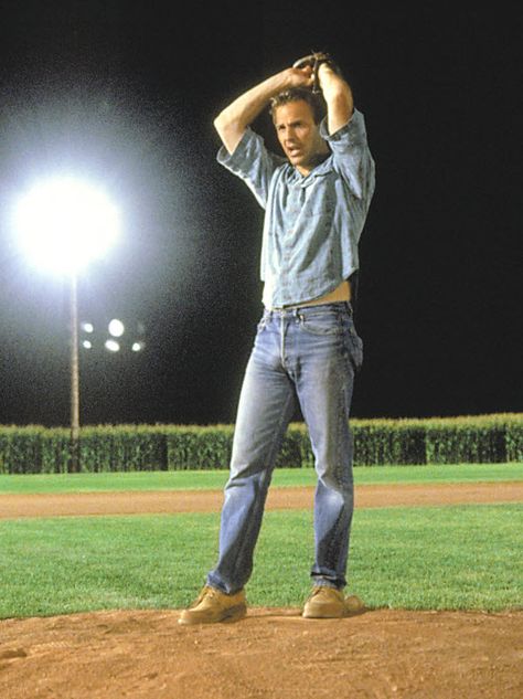 Baseball Movies, Summer Movie, Sports Movie, Field Of Dreams, Kevin Costner, Kid Movies, Classic Movies, Levis 501, Celebrities Male