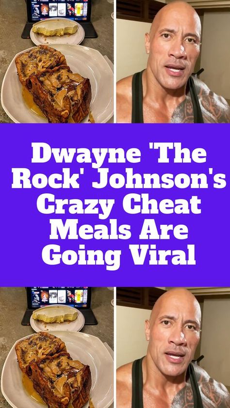 There is probably a significant number of people who started dieting during this pandemic because our lifestyles became more sedentary and it became more difficult to stay fit and not gain weight. And most likely, those people discovered the joys of cheat days when you can eat to your heart's content without thinking about calories or the nutritional value of the food. Dwayne The Rock Johnson, The Rock Johnson, Crochet Braid Styles, Strict Diet, The Rock Dwayne Johnson, Rock Johnson, Dwayne The Rock, Cheat Day, Cheat Meal