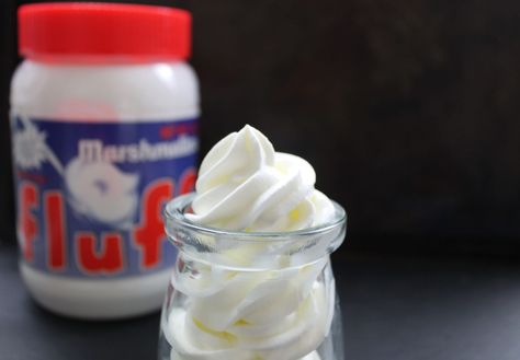 Marshmallow whipped cream (Printable Recipe CARD) Marshmallow Whipped Cream, Stable Whipped Cream, Stabilized Whipped Cream Frosting, Marshmallow Fluff Frosting, Marshmallow Icing, Flavored Whipped Cream, Stabilized Whipped Cream, How To Make Marshmallows, Pudding Cookies