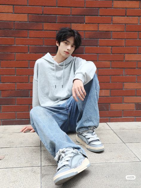 Male Poses Casual, Guy Sitting Pose Reference, Men Model Poses Photo Shoot Mens Fashion, Casual Poses Reference Male, Cute Male Poses, Male Pose Reference Full Body Standing, Pose Reference Guy, Cool Poses Male, Guy Sitting Reference