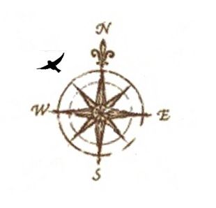 Compass rose with bird flying in the direction of 'home' - tattoo idea #compasstattoo #compassrosetattoo Skin Artwork, Nautical Tattoos, Compass Rose Tattoo, White Tattoos, Birthday Tattoo, Literary Tattoos, Compass Tattoo Design, Triangle Tattoos, Nautical Tattoo