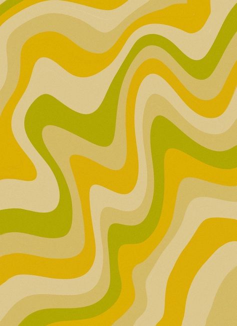 Green 70s Wallpaper, 70s Pattern Aesthetic, 70s Asthetics Wallpaper, 70s Yellow Aesthetic, Yellow Green Background Aesthetic, Yellow Art Aesthetic Painting, Retro Green Background, Yellow Green Aesthetic Wallpaper, Yellow 70s Aesthetic