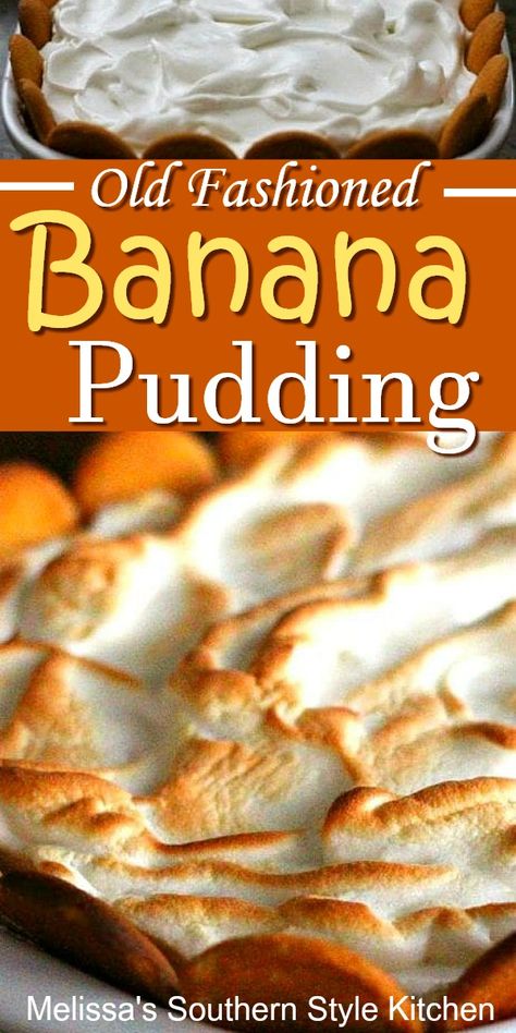 Banana Pudding From Scratch, Old Fashioned Banana Pudding, Pudding Banana, Homemade Banana Pudding Recipe, Banana Pudding Desserts, No Bake Banana Pudding, Southern Banana Pudding, Recipes Banana, Pudding Cheesecake