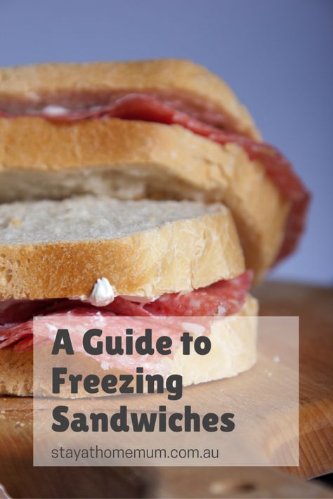 Save some time on school lunch prep with these freezing tips! Freezer Panini, Freezer Sandwiches Make Ahead, Freezing Sandwiches, Sandwiches To Freeze, Lunchmeat Sandwiches, Manly Meals, School Lunch Prep, Lunch Sandwich Recipes, Frozen Lunches