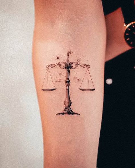 Libra Man Tattoo, Liberty Scale Tattoo, Libra Tattoos For Women, Best Libra Tattoos, Scale Tattoo Design, Lawyer Tattoo, George Tattoo, Libra Scale Tattoo, Bones Rapper