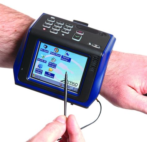 Eurotech's "Zypad WL1500" Wrist Computer, Edge Computing, Wearable Computer, Computer Build, Portable Computer, Computer History, Retro Gadgets, Business Models, Drone Technology