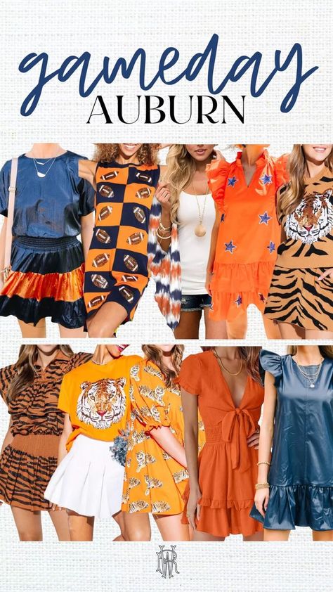 Auburn Tigers Gameday #LTKparties #LTKSeasonal#LTKBacktoSchool Outfit Inspo Orange, Auburn Gameday Outfit, Auburn Clothes, Auburn Gameday, Orange Clothing, Game Day Outfit, Auburn Tigers, Gameday Outfit, Day Outfit