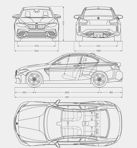 Bmw M2 Drawing, Bmw Blueprint, Bmw M2 Competition, Art Sub Lessons, M2 Competition, F87 M2, Bmw Art, Bmw M2, Model Drawing