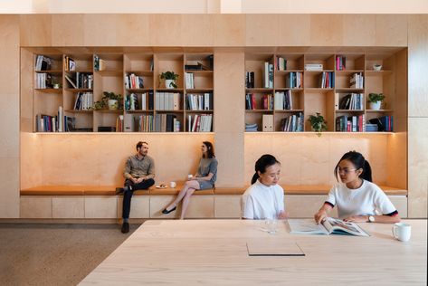 Hayball Sydney Studio / Hayball + Bettina Steffens Coffee Office, Library Interior, Recreational Room, Book Cafe, Australian Architecture, Workplace Design, Cafe Coffee, Library Design, Design District